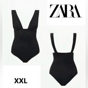 Zara - Women's, Shaping Bodysuit - Black. Size: XXL. NWT. (1597)